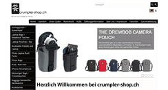 Desktop Screenshot of crumpler-shop.ch